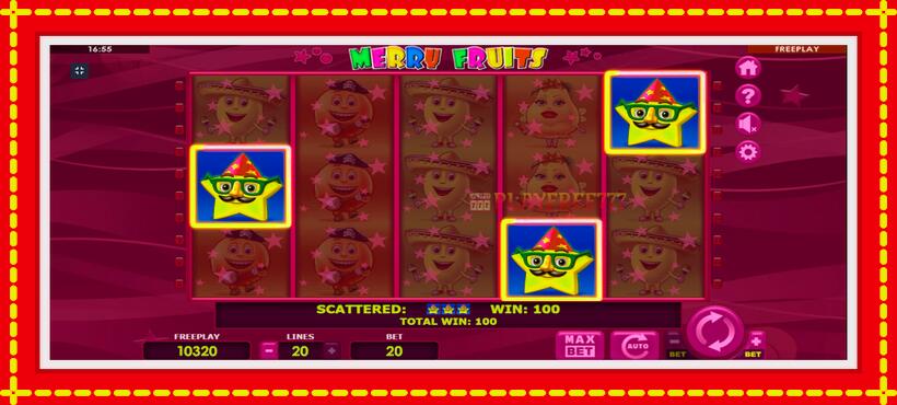 Slot machine Merry Fruits with access to free game online, picture 5