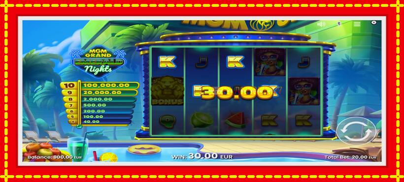 Slot machine MGM Grand Emerald Nights with access to free game online, picture 3