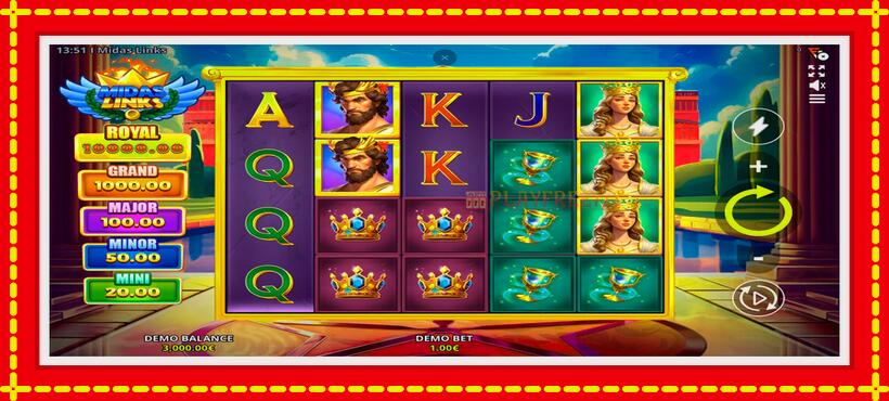 Slot machine Midas Links with access to free game online, picture 1