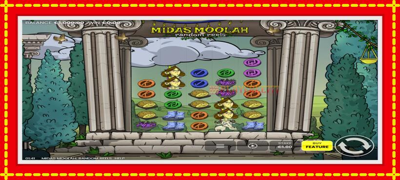 Slot machine Midas Moolah Random Reels with access to free game online, picture 2