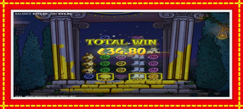 Slot machine Midas Moolah Random Reels with access to free game online, picture 5