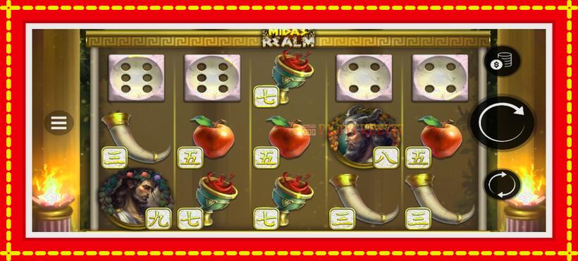 Slot machine Midas Realm Dice with access to free game online, picture 1