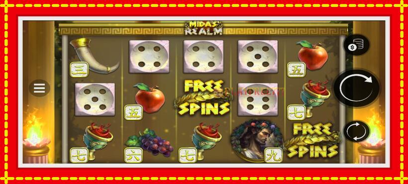 Slot machine Midas Realm Dice with access to free game online, picture 4