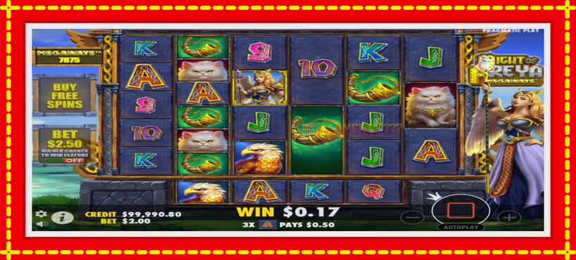 Slot machine Might of Freya Megaways with access to free game online, picture 2