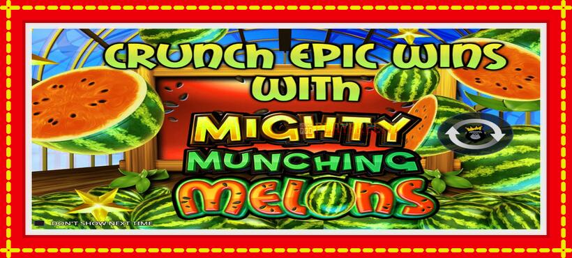 Slot machine Mighty Munching Melons with access to free game online, picture 1