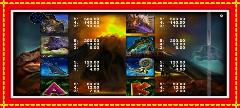 Slot machine Mighty Rex with access to free game online, picture 6