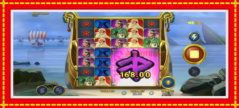 Slot machine Mighty Viking with access to free game online, picture 3