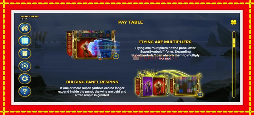 Slot machine Mighty Viking with access to free game online, picture 5