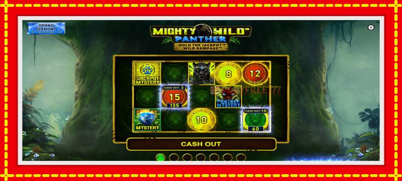 Slot machine Mighty Wild: Panther Grand Diamond Edition with access to free game online, picture 1