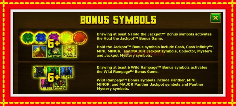 Slot machine Mighty Wild: Panther Grand Gold Edition Halloween Jackpots with access to free game online, picture 5