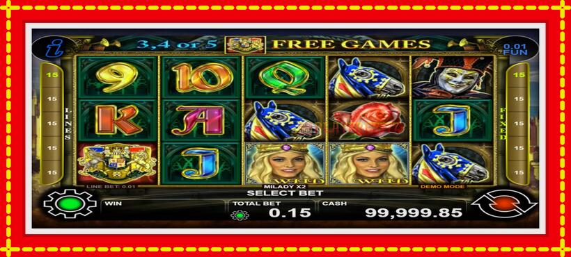 Slot machine Milady X2 with access to free game online, picture 1