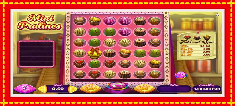 Slot machine Mini Pralines with access to free game online, picture 2