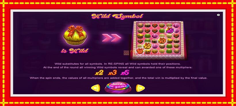 Slot machine Mini Pralines with access to free game online, picture 6