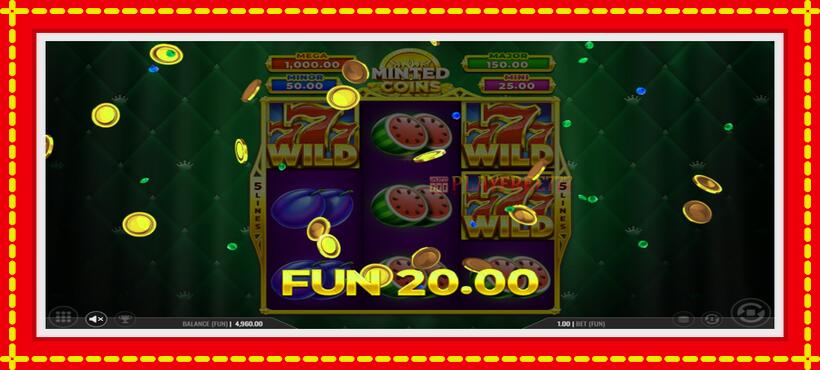 Slot machine Minted Coins with access to free game online, picture 2