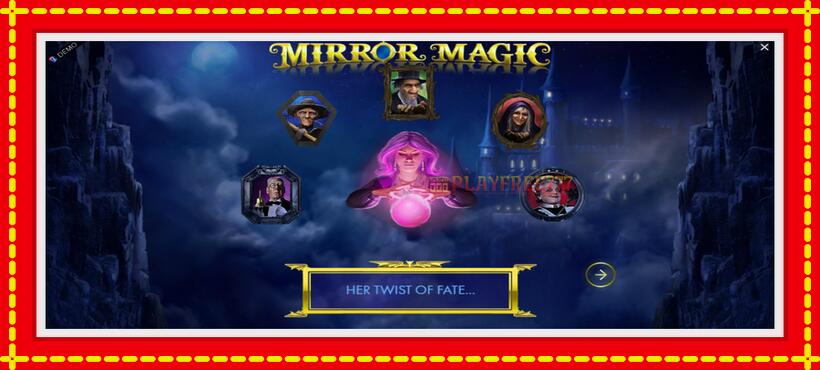 Slot machine Mirror Magic with access to free game online, picture 1