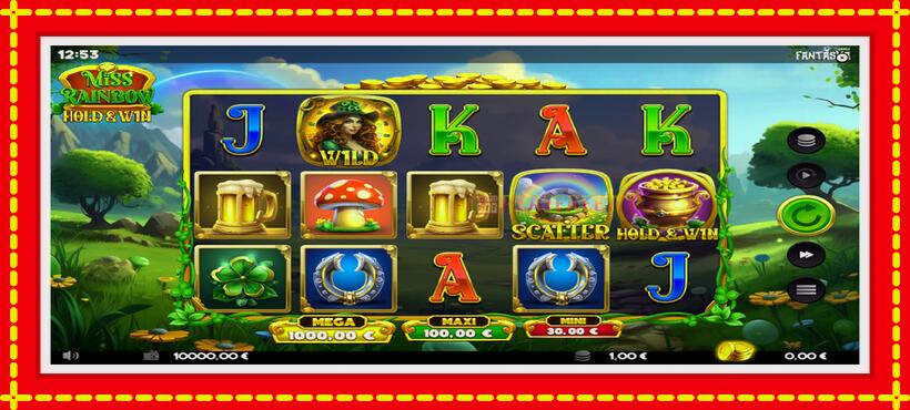 Slot machine Miss Rainbow: Hold & Win with access to free game online, picture 2