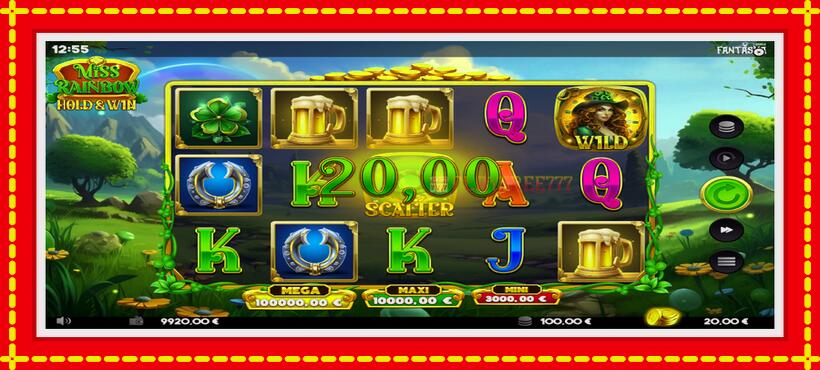 Slot machine Miss Rainbow: Hold & Win with access to free game online, picture 3