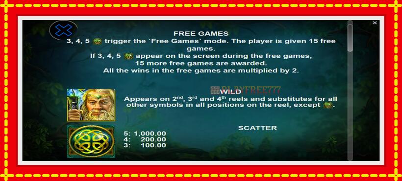 Slot machine Misty Forest with access to free game online, picture 5