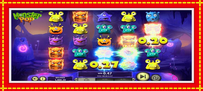 Slot machine Monster Pop with access to free game online, picture 3