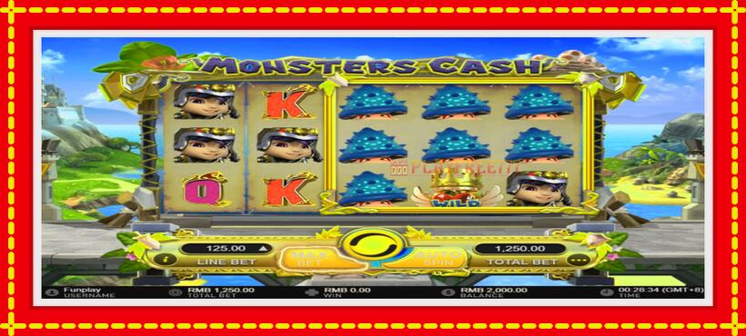 Slot machine Monsters Cash with access to free game online, picture 3