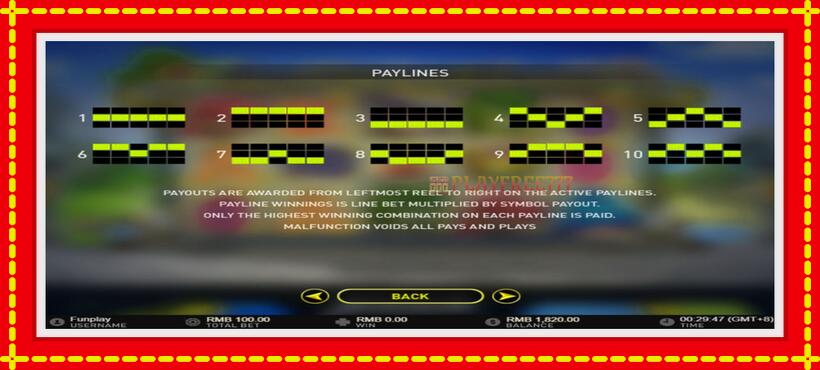 Slot machine Monsters Cash with access to free game online, picture 7