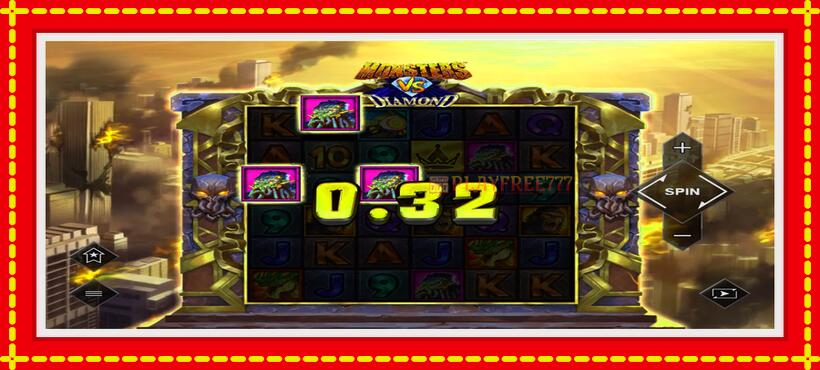 Slot machine Monsters VS Diamond with access to free game online, picture 3