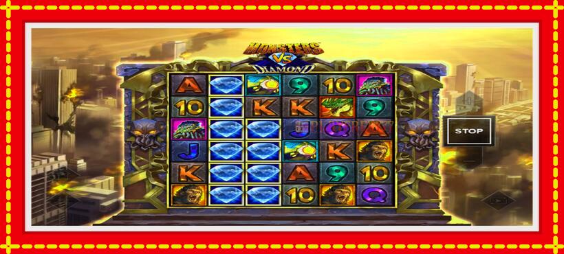 Slot machine Monsters VS Diamond with access to free game online, picture 4