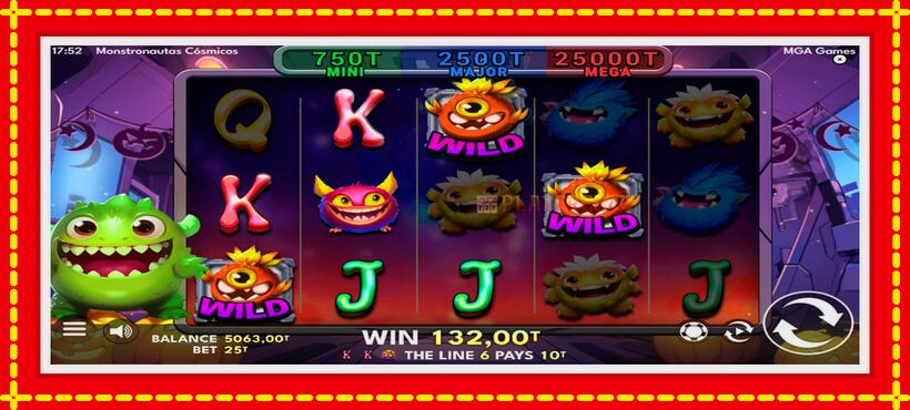 Slot machine Monstronautas Cosmicos with access to free game online, picture 4