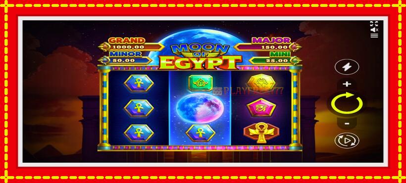 Slot machine Moon of Egypt with access to free game online, picture 1