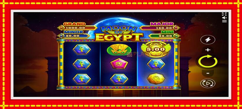 Slot machine Moon of Egypt with access to free game online, picture 3