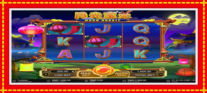 Slot machine Moon Rabbit with access to free game online, picture 2