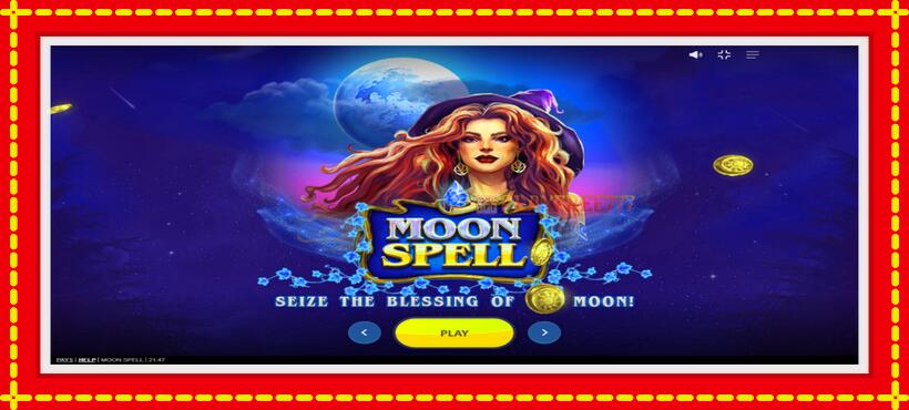 Slot machine Moon Spell with access to free game online, picture 1