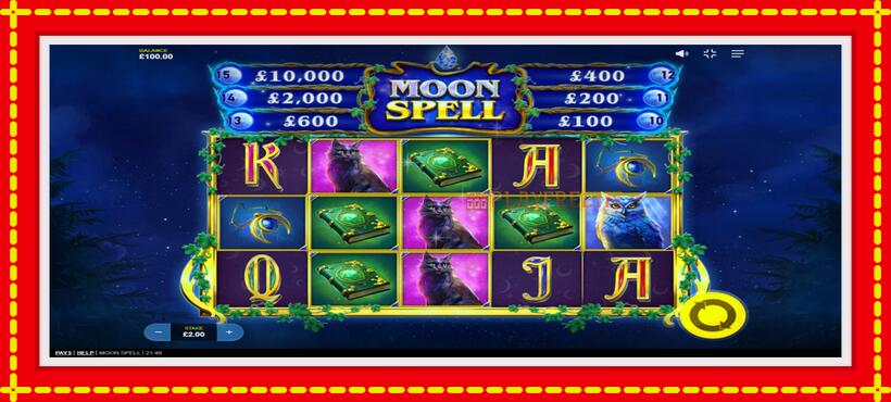 Slot machine Moon Spell with access to free game online, picture 2