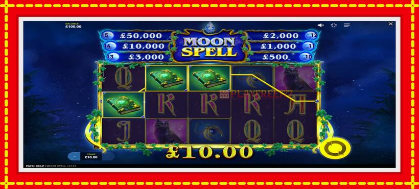 Slot machine Moon Spell with access to free game online, picture 3