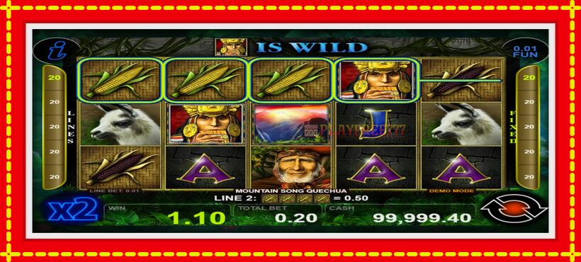 Slot machine Mountain Song Quechua with access to free game online, picture 2