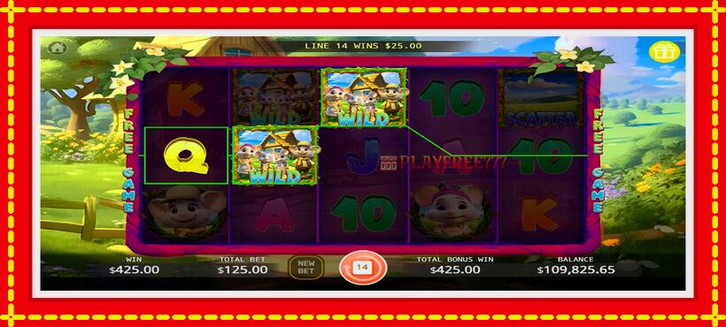 Slot machine Mouse on the Prairie with access to free game online, picture 5