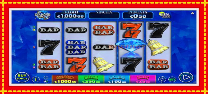 Slot machine Mr. Diamond Ultra Link with access to free game online, picture 1