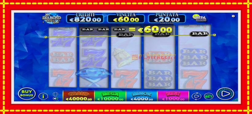 Slot machine Mr. Diamond Ultra Link with access to free game online, picture 4