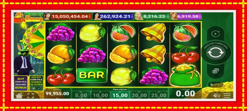 Slot machine Mr. Money Bunny with access to free game online, picture 3