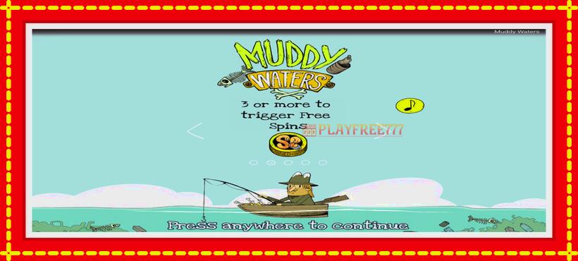 Slot machine Muddy Waters with access to free game online, picture 1