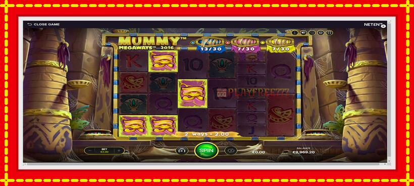 Slot machine Mummy Megaways with access to free game online, picture 3