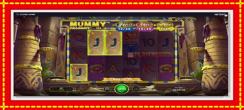 Slot machine Mummy Megaways with access to free game online, picture 4