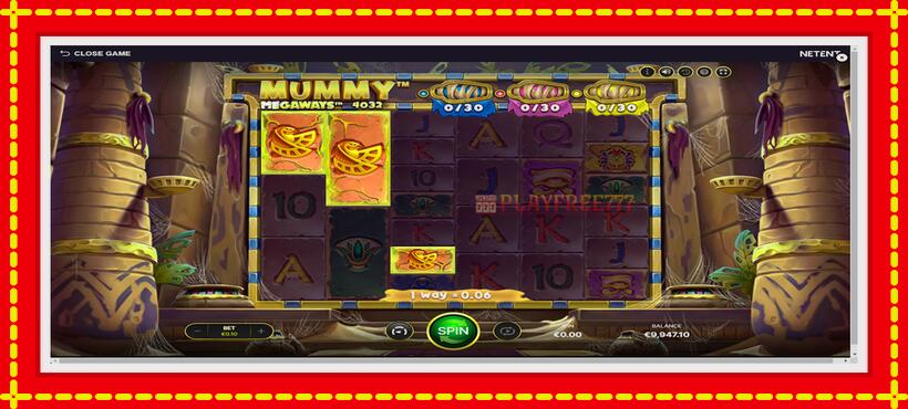 Slot machine Mummy Megaways with access to free game online, picture 5