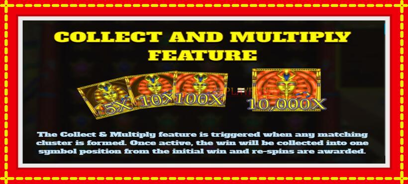 Slot machine Mummy Multiplier with access to free game online, picture 5