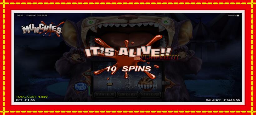 Slot machine Munchies with access to free game online, picture 3