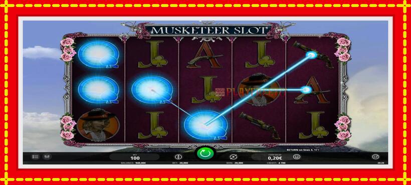 Slot machine Musketeer Slot with access to free game online, picture 3