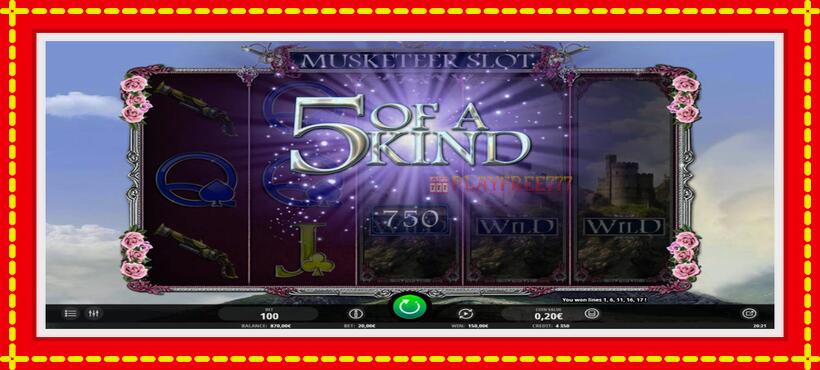 Slot machine Musketeer Slot with access to free game online, picture 4