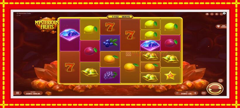 Slot machine Mysterious Fruits with access to free game online, picture 2