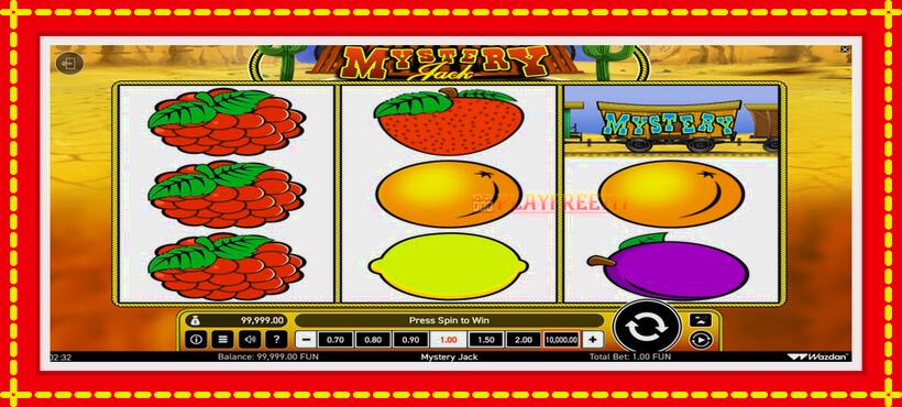 Slot machine Mystery Jack with access to free game online, picture 1