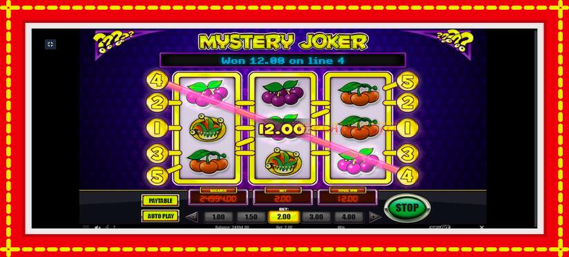 Slot machine Mystery Joker with access to free game online, picture 2